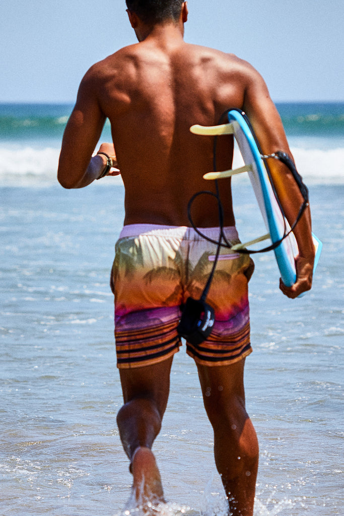 The Sunset Palm Boardshort