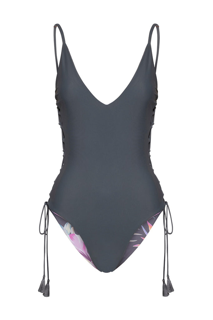 The Lace-up One-piece